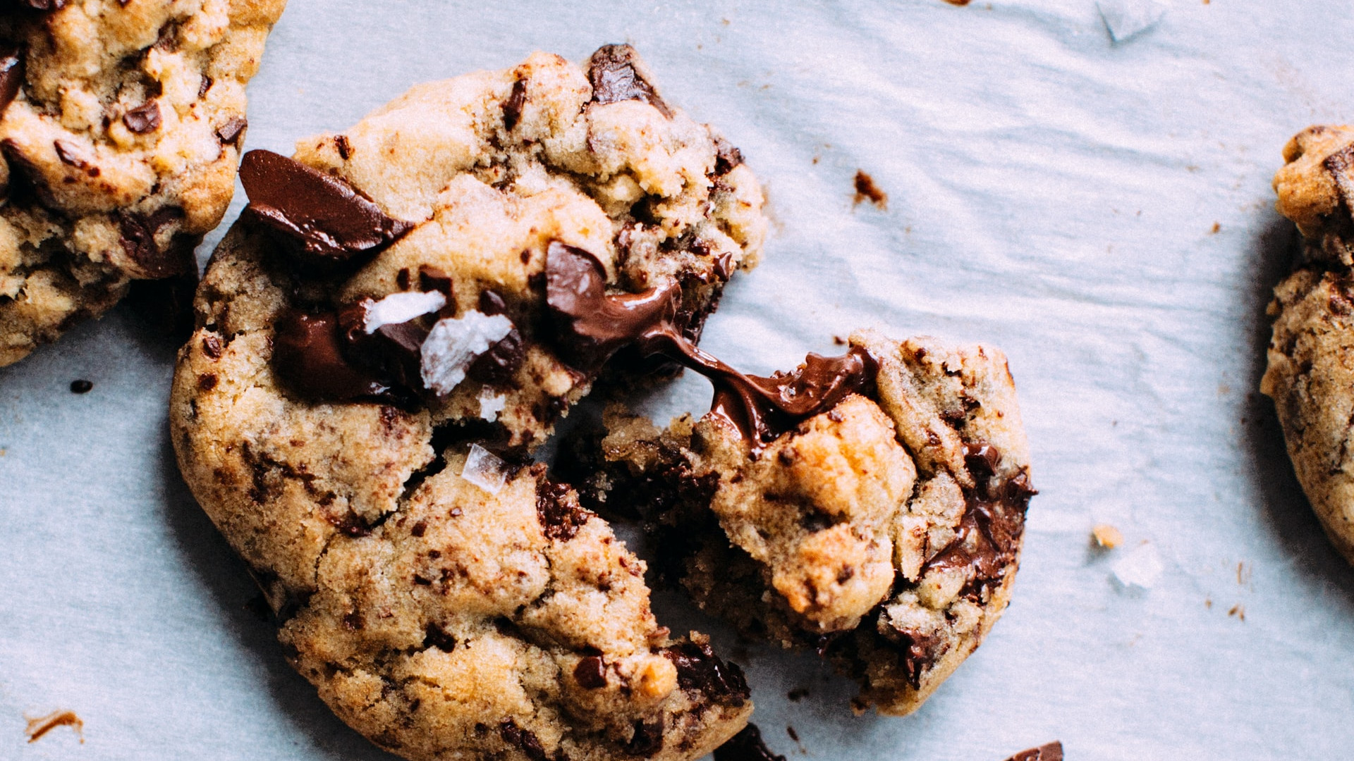 Salted chocolate chip cookie